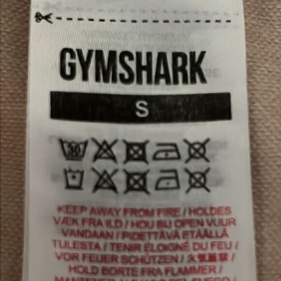 Gymshark Light‎ Pink Crop Leggings Size S Excellent Condition - Picture 12 of 13